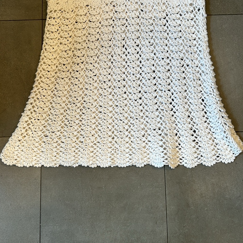 525 America Crocheted, One Hundred Percent Cotton Tunic/ Top - Picture 4 of 13